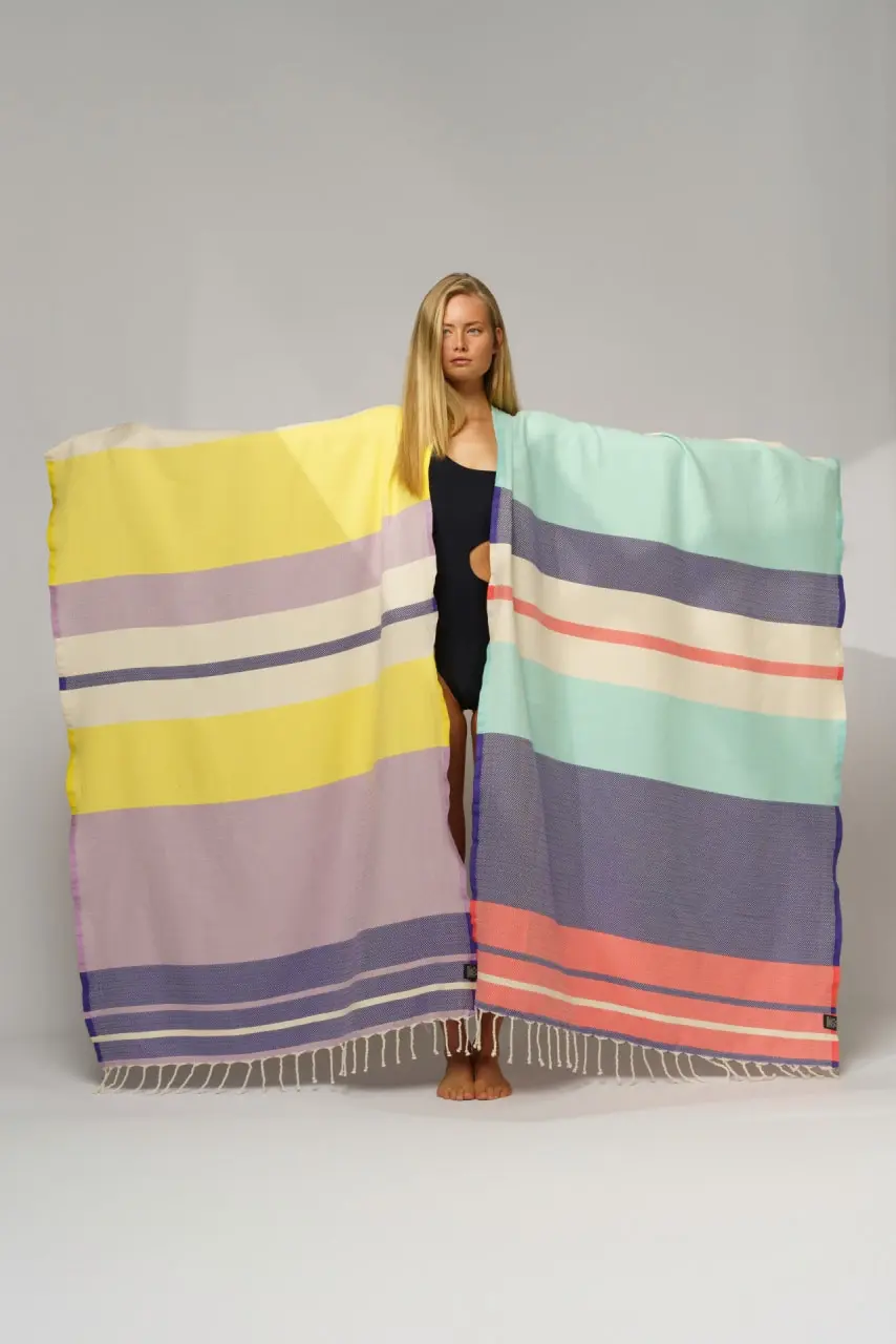 Futah - Papua Violet Beach Towel (6)