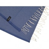 futah beach towels single Ericeira Single Towel Indigo Blue Detail_min