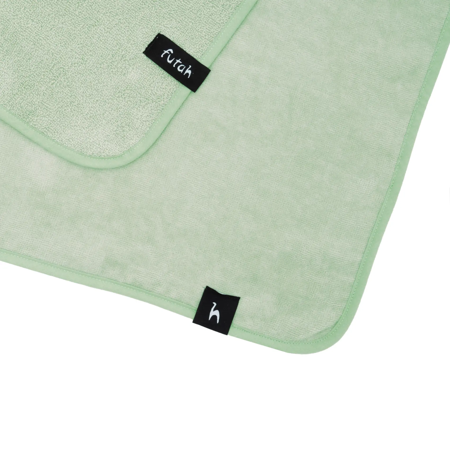 Futah - Ericeira Green Terry Towel  (2)