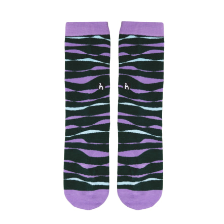 Sea Storm Purple Green Socks    (2)
