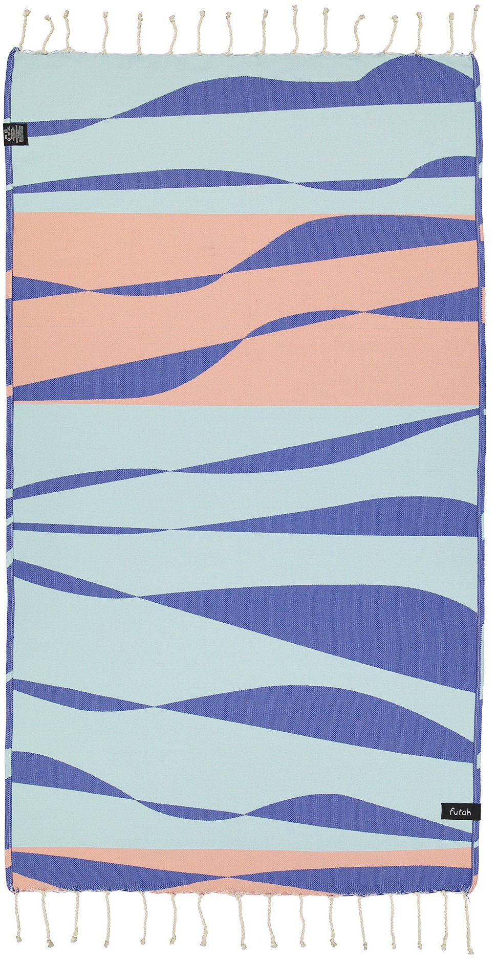 Futah - Sea Storm Blue Kids Towel (2)