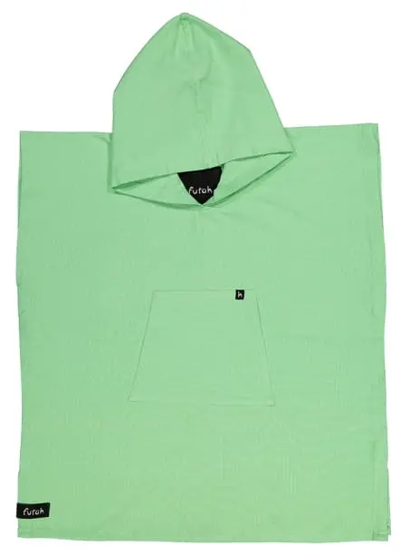 Futah Light Green Kids Poncho