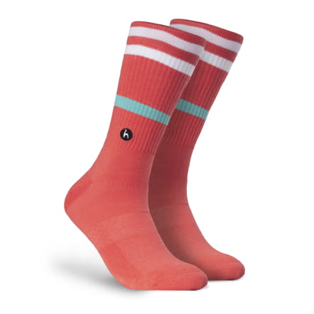 Stripes Coral Socks