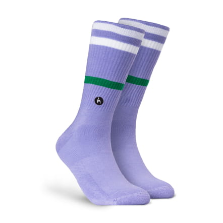 Stripes Purple Socks