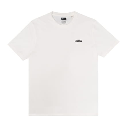White Organic Cotton T-Shirt - Lisboa