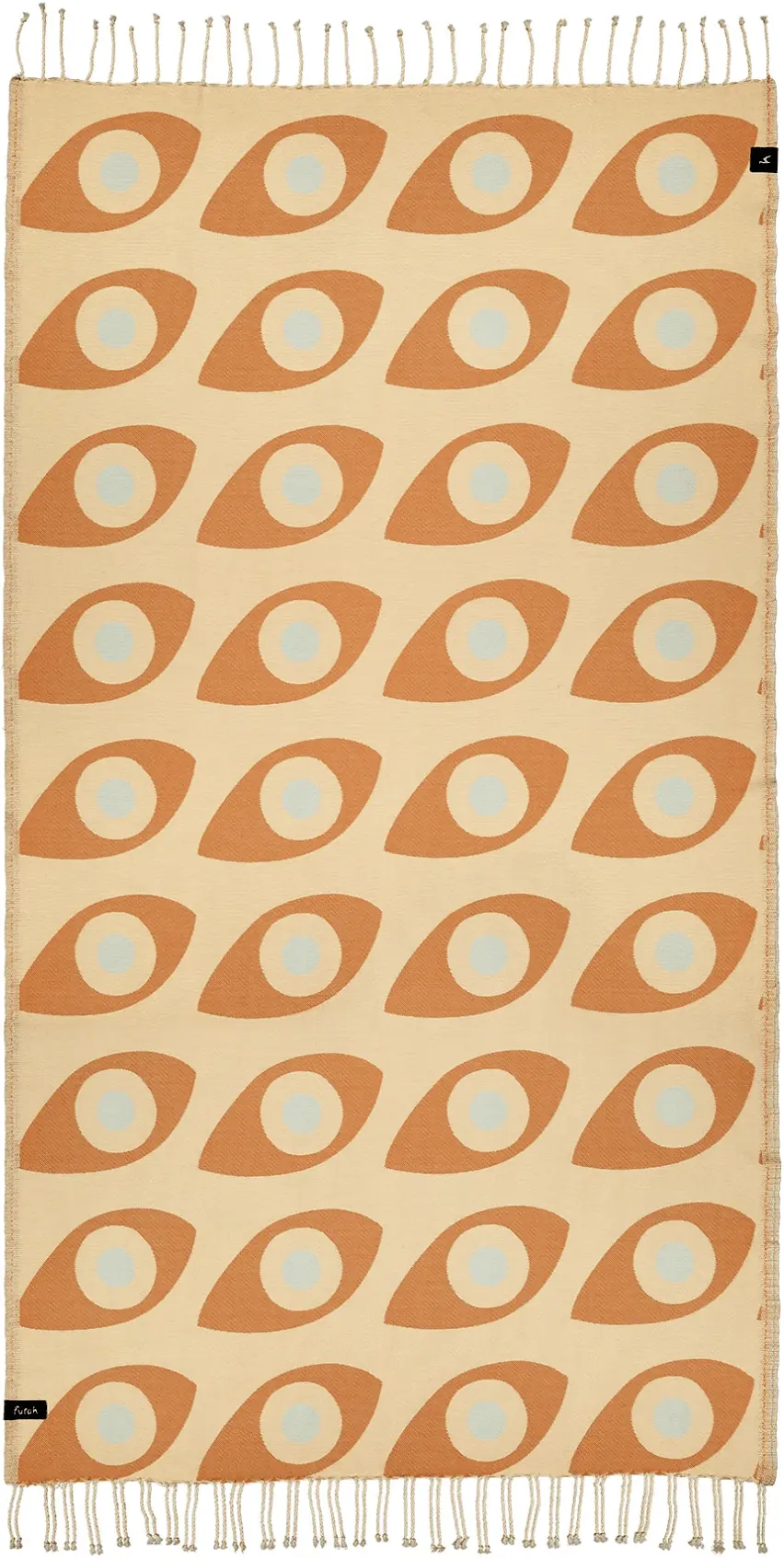 Futah - Daintree Apricot Beach Towel (1)