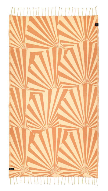 Taiga Apricot Beach Towel (2)