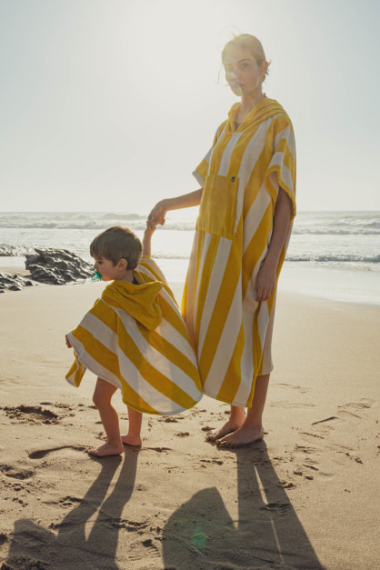 Bedu Mustard Poncho Terry Baby (2)