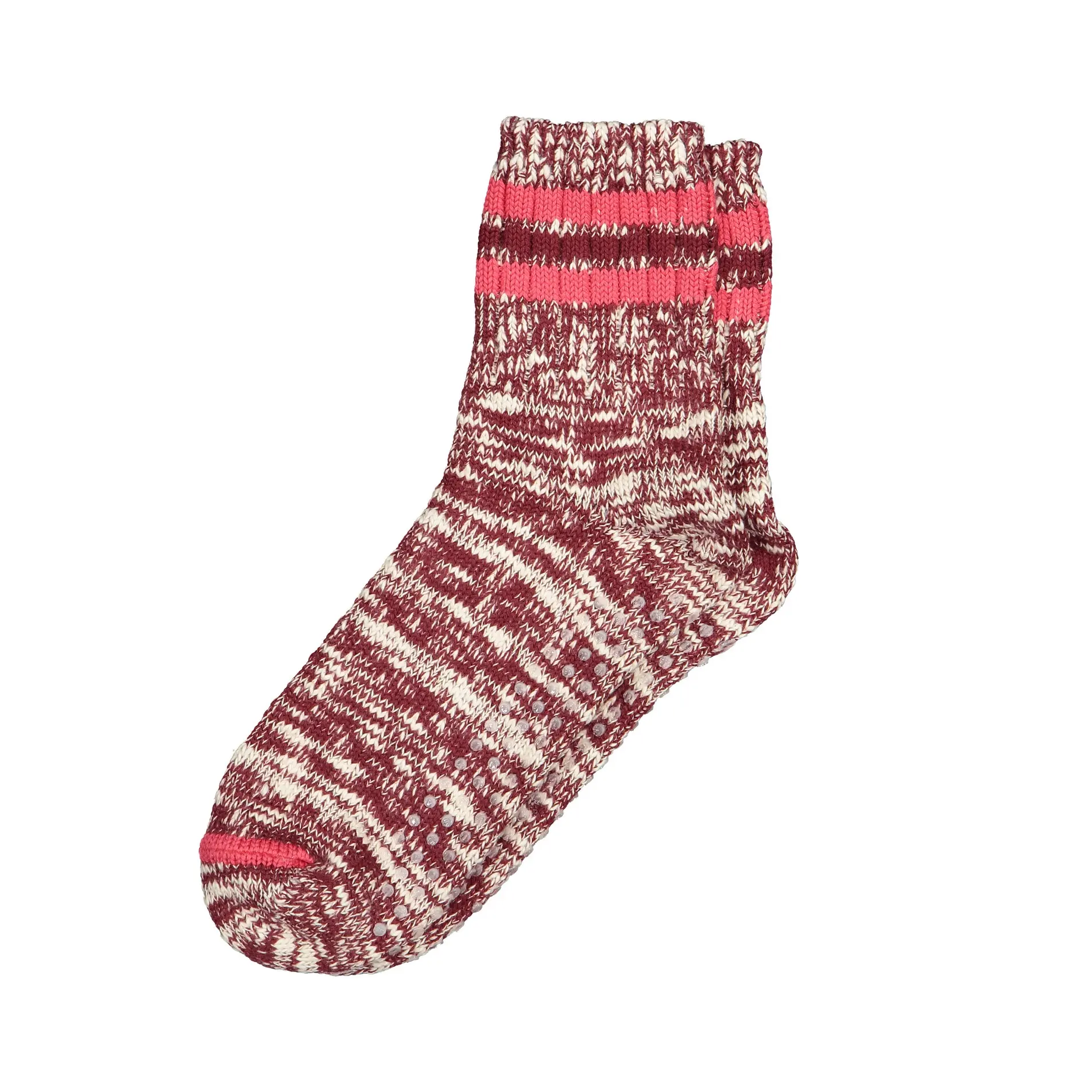 Futah - Bordeaux Flamé Cotton Socks (1)