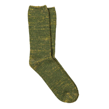Olive Wool Socks