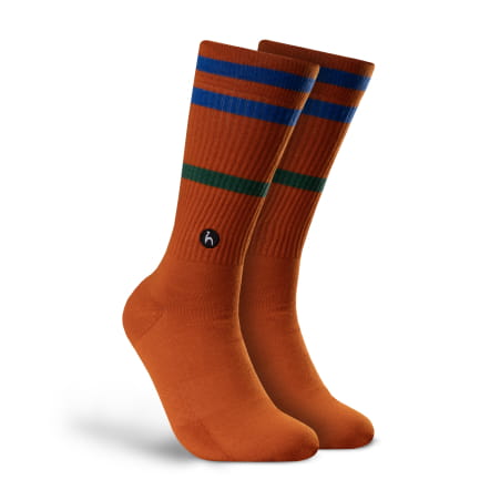 Stripes Clay Blue Socks