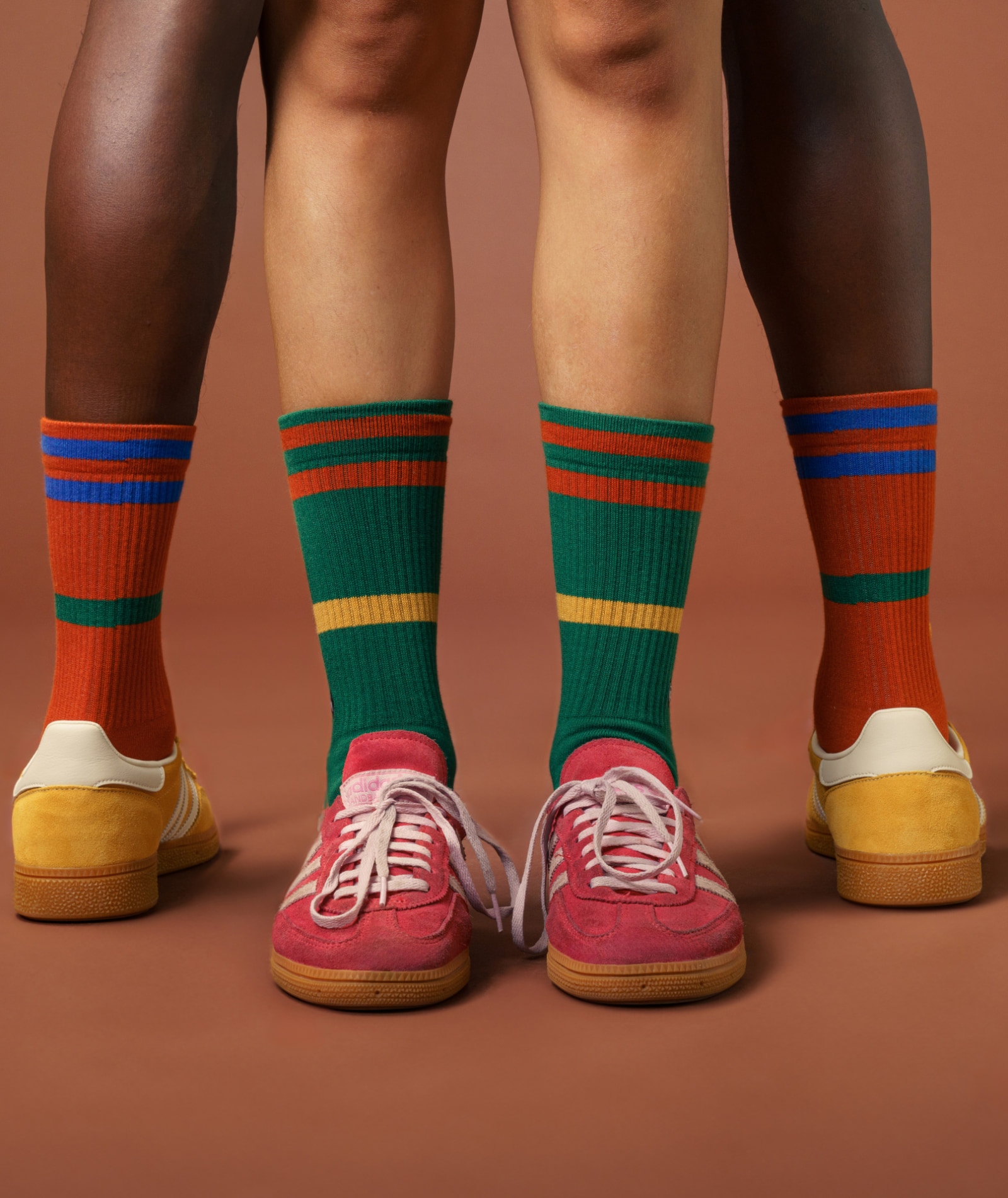 Futah - Stripes Green Clay Socks (5)