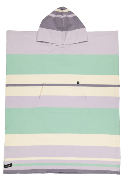 Papua Violet & Green Poncho
