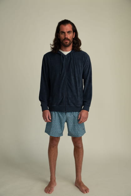 Terry Hoodie Blue