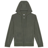 terry hoodie green front_min