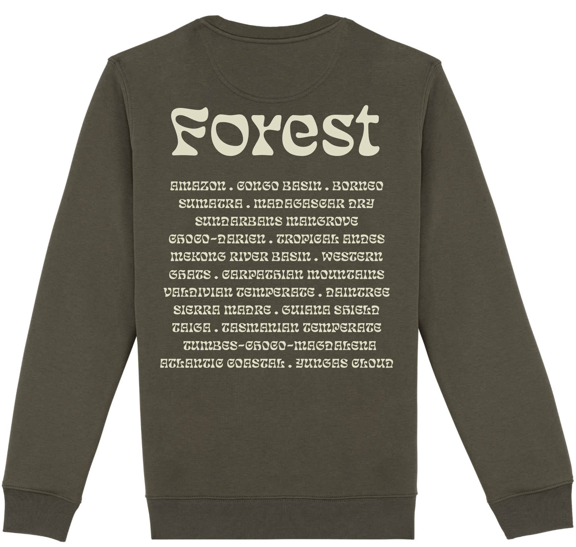 Futah - Organic Cotton Sweatshirt - Forest (1)