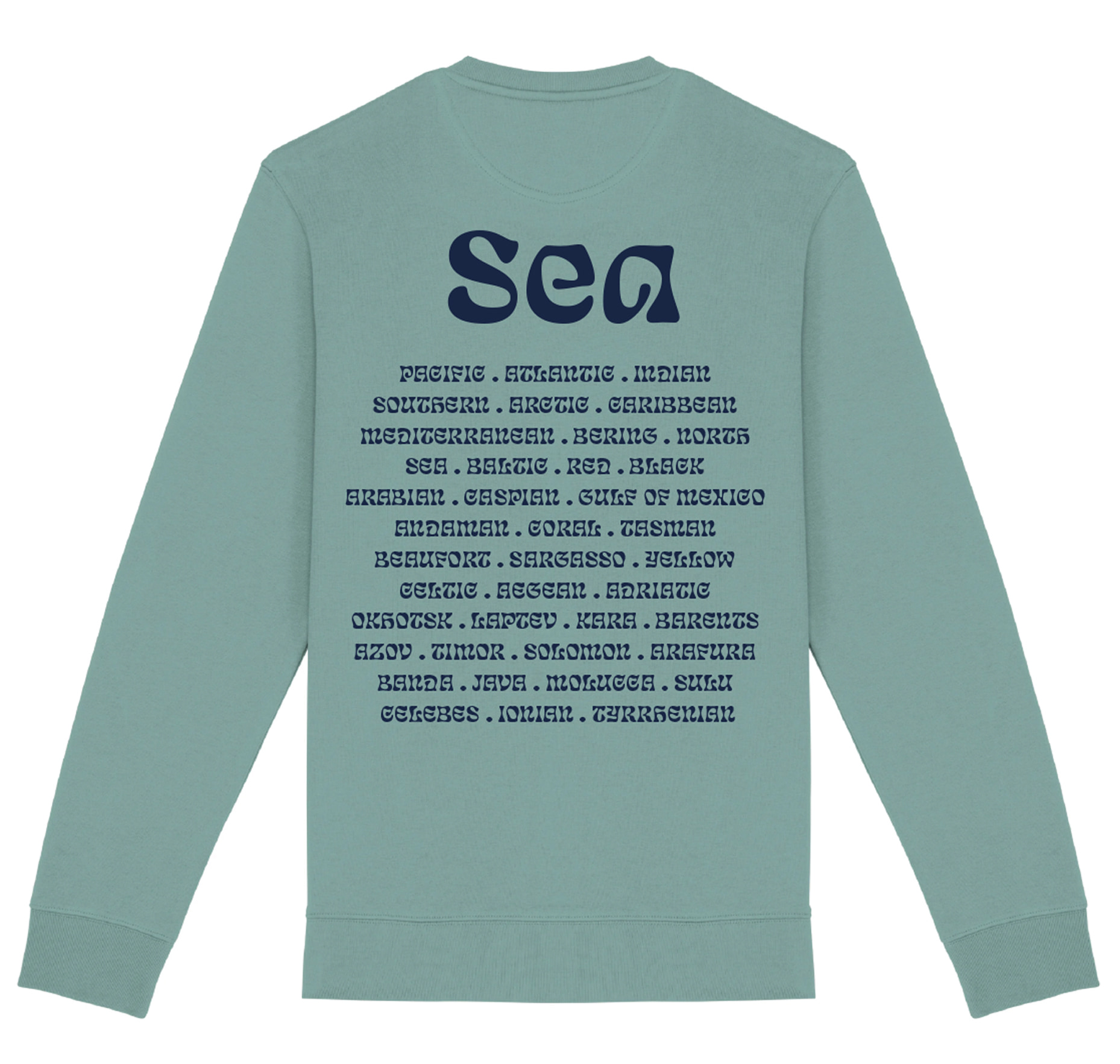 Futah - Organic Cotton Sweatshirt - Sea (1)