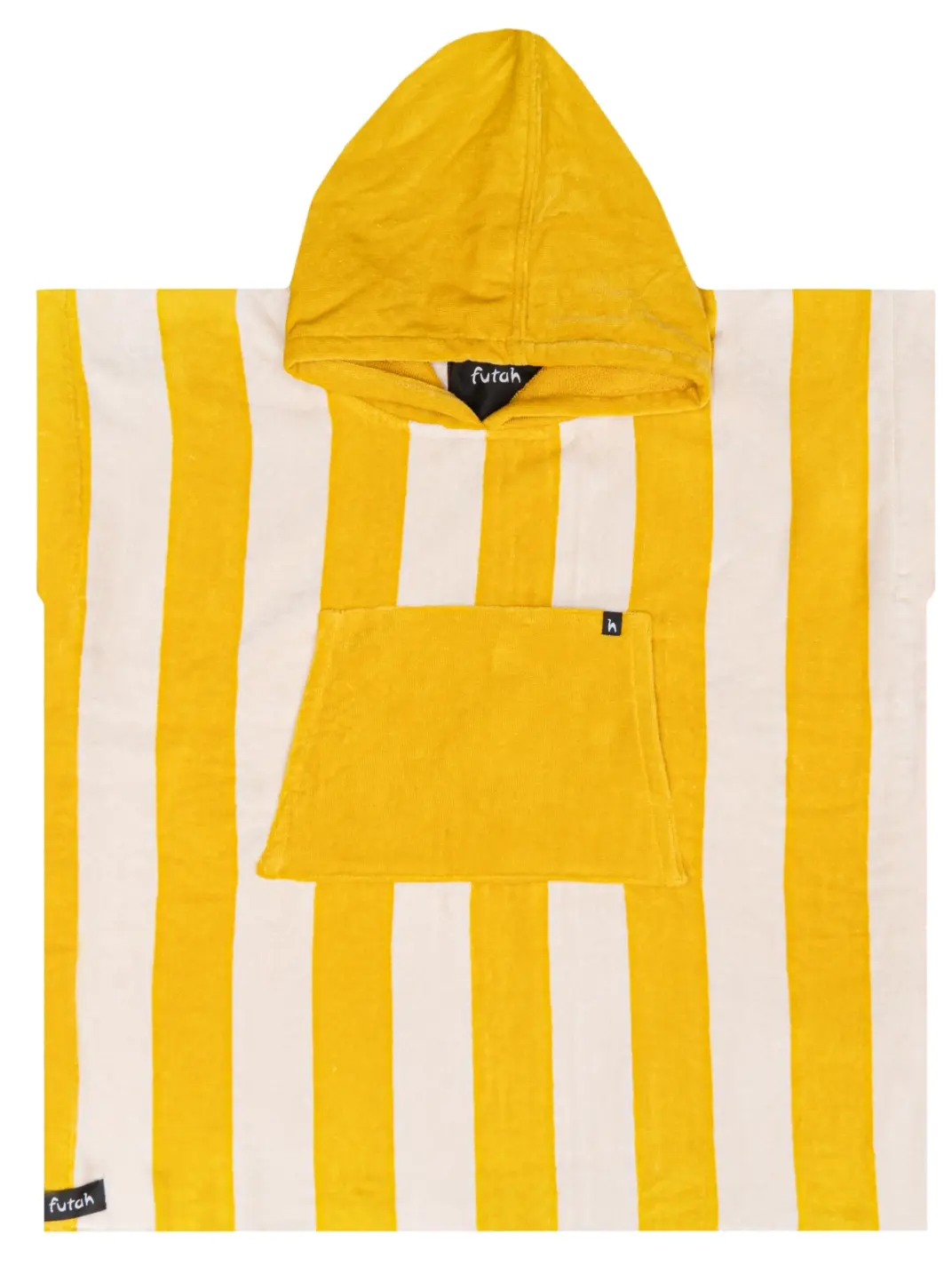 Futah - Bedu Mustard Terry Poncho Kids (1)