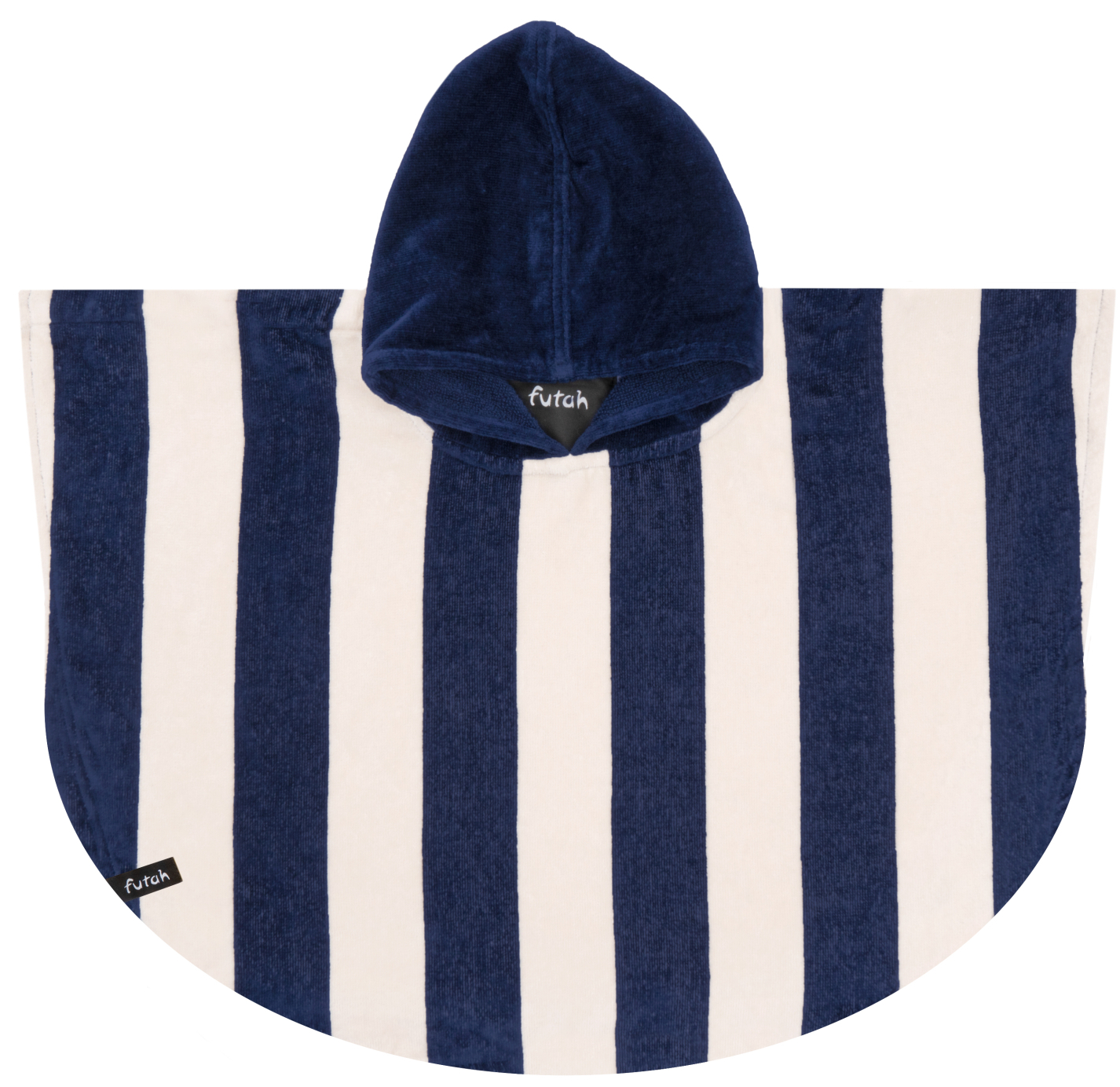 Futah - Bedu Blue Terry Poncho Baby (1)