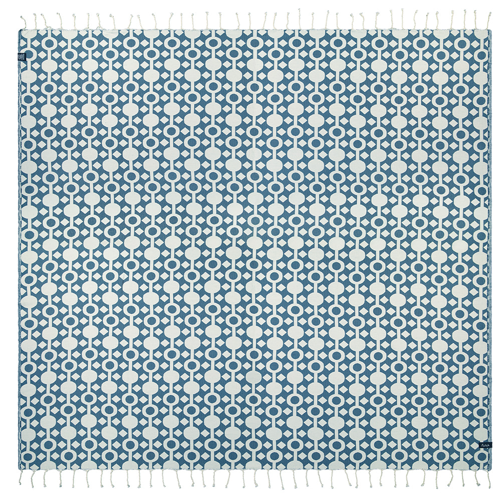 Futah - Amazónica Blue Beach Blanket (1)