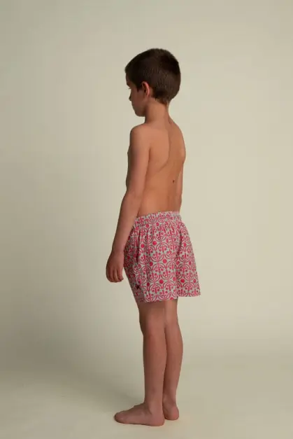 Flora Aquatic & Red Kids Swimshorts (2)