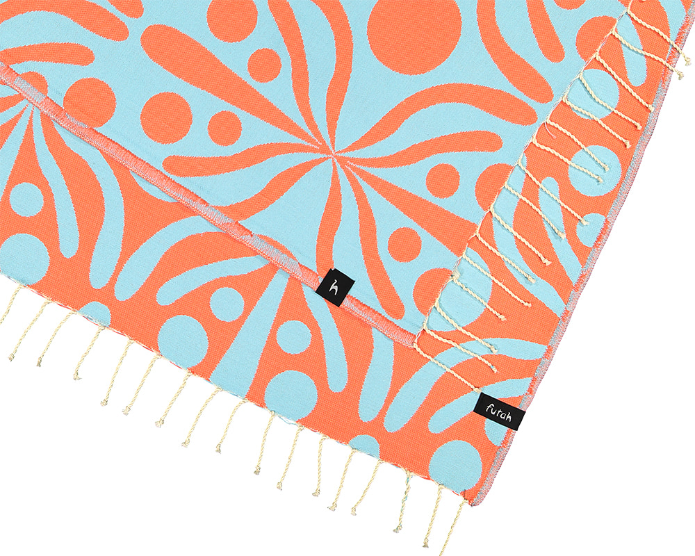 Futah - Flora Aquatic & Coral Beach Towel (4)