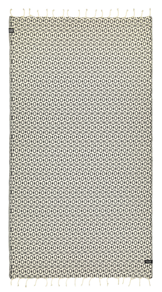 Futah - Pulse Black Beach Towel (2)