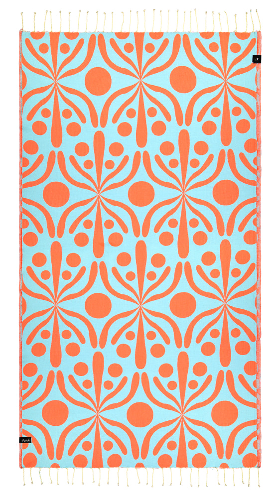 Futah - Flora Aquatic & Coral Beach Towel (2)