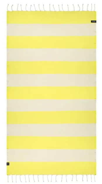 Bedu Yellow Beach Towel