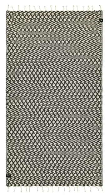 Pulse Black Beach Towel