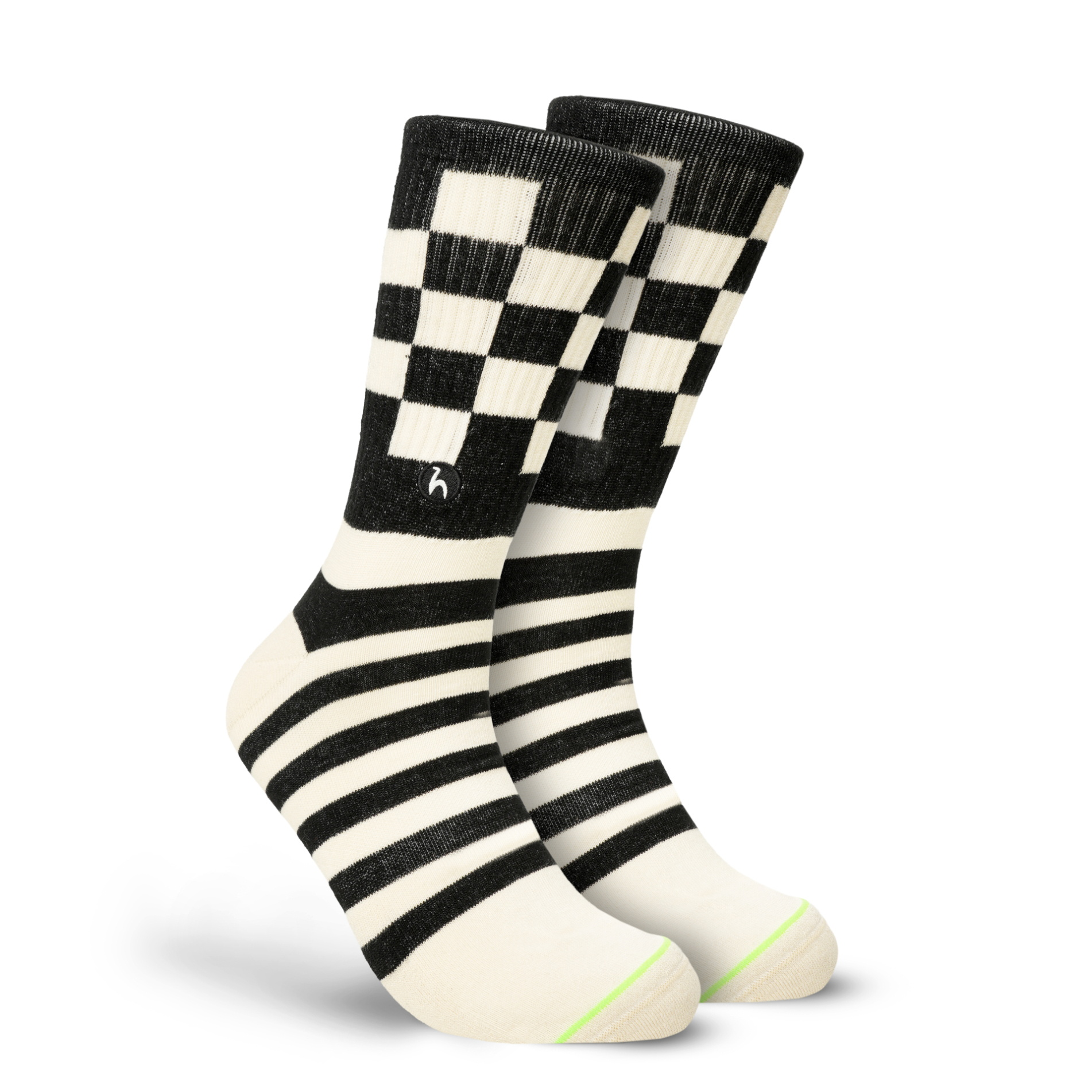 Futah - Chess Black Socks (1)