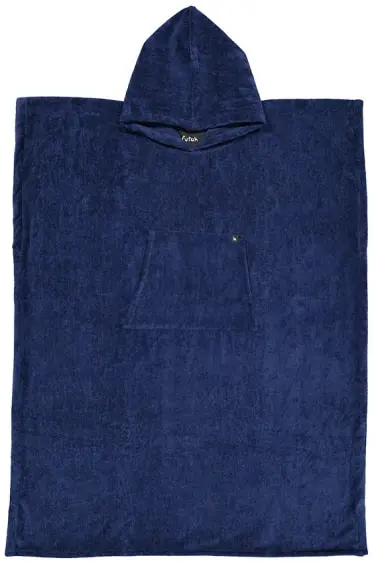 Futah - Ericeira Navy Blue Terry Poncho (1)