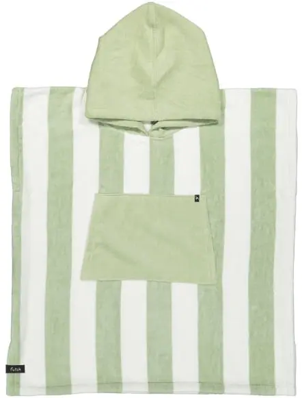 Futah Bedu Green Terry Poncho