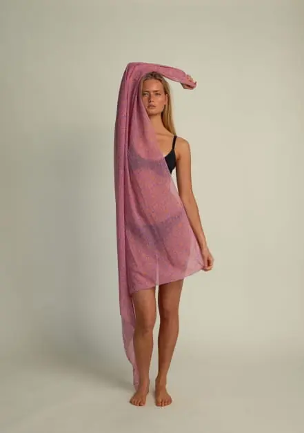 Pareo Flora Mocha & Violet