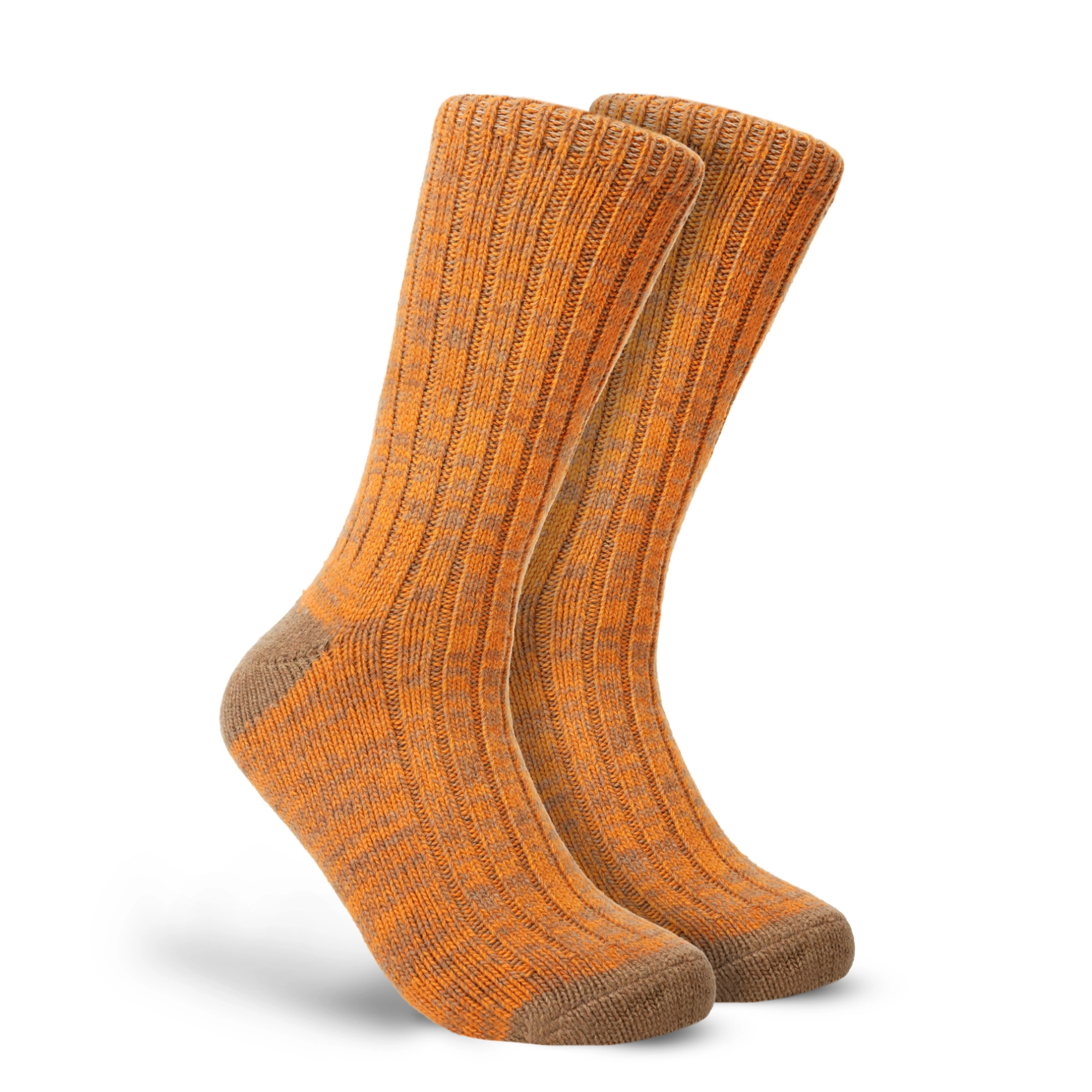 Futah - Cashmere & Wool  Mocha Socks (1)