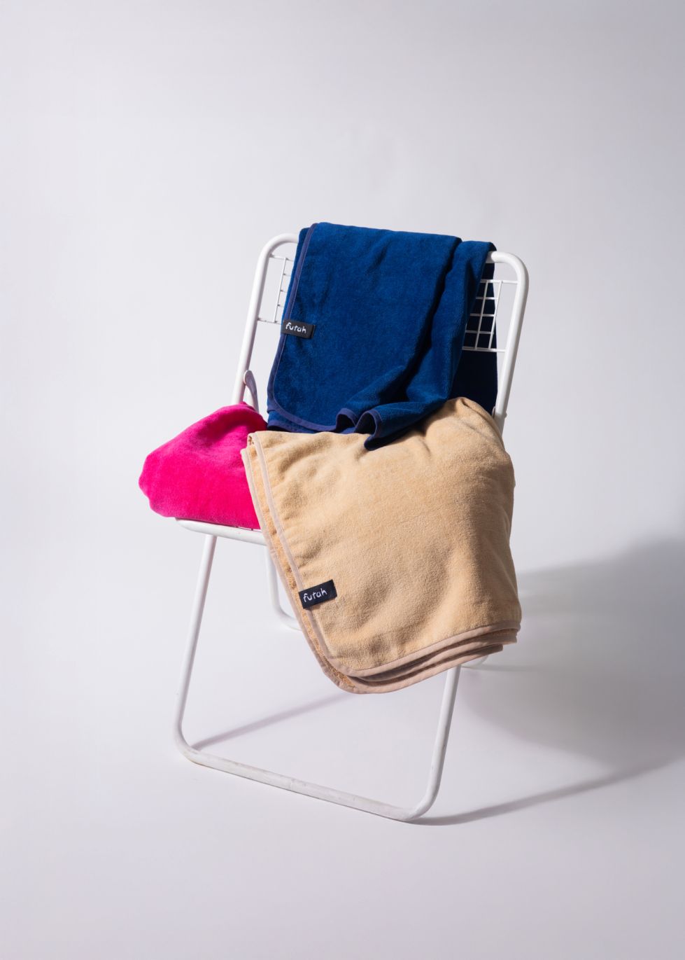 Futah - Ericeira Navy Blue Terry Towel (9)