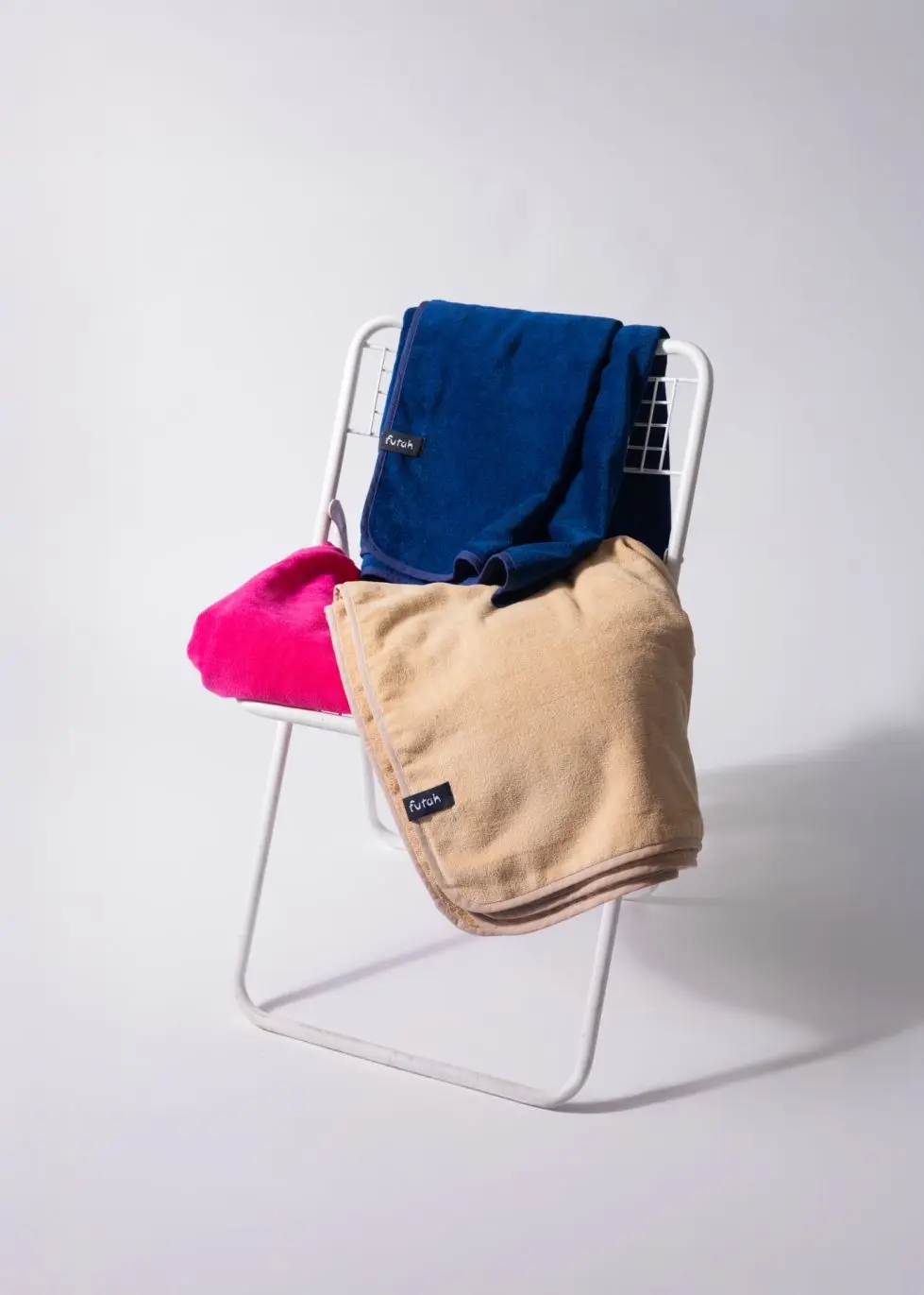 Futah - Ericeira Neon Pink Terry Towel (12)