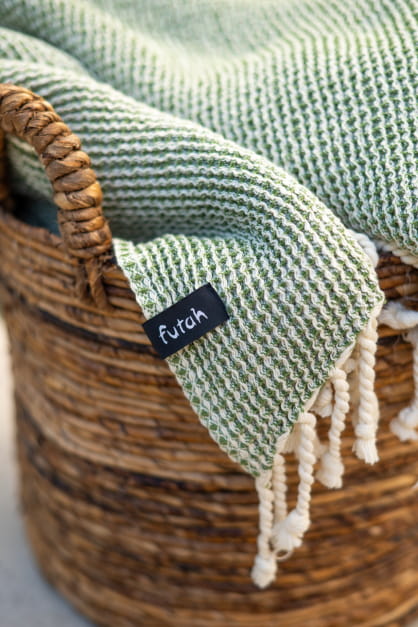 Ericeira Green Blanket