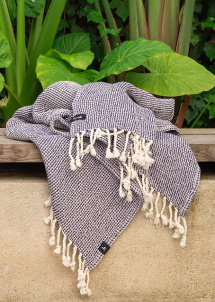 Ericeira Violet Blanket